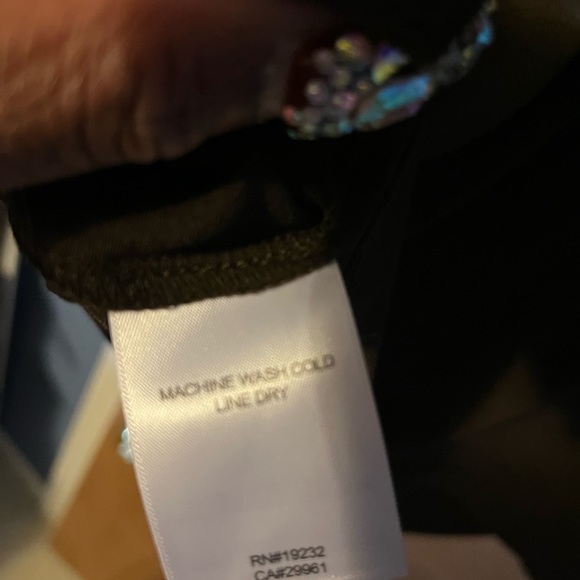 🤎”Sale”Nwt Gorgeous chocolate brown top with built in necklace! Size 3X - Picture 6 of 6